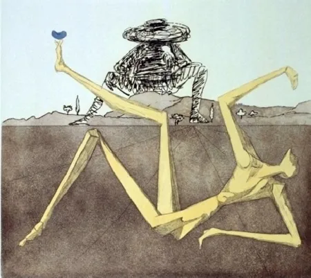 Aguafuerte Y Aguatinta Dali - The Heart Of Madness