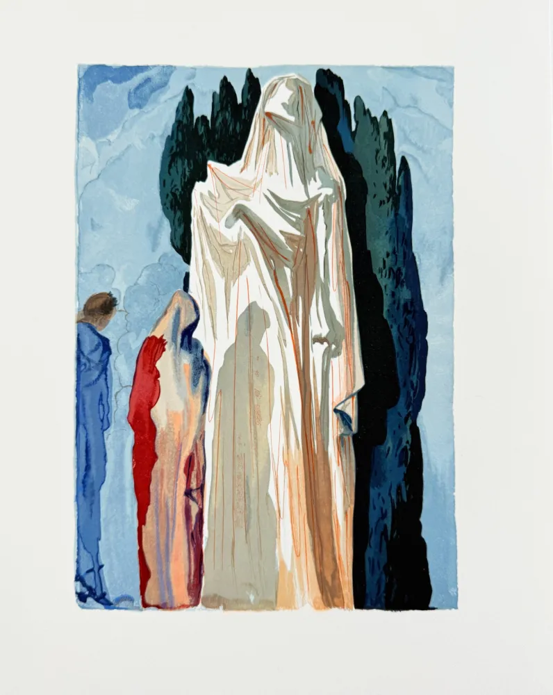 Grabado En Madera Dali - The Inferno, Canto 10 - The Heretics