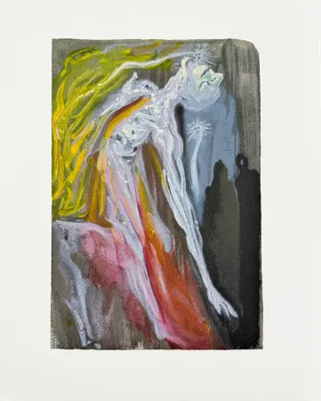 Grabado En Madera Dali - The Inferno, Canto 9  - The Furies