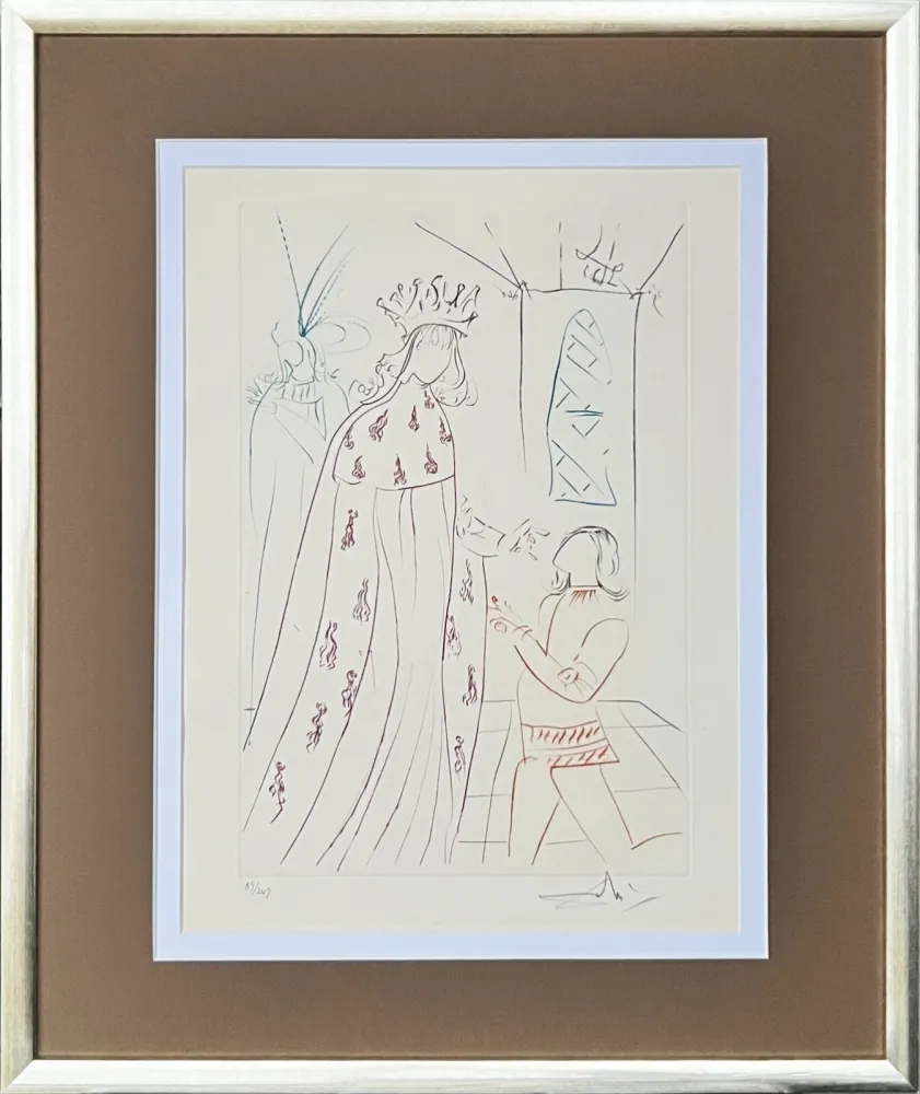 Punta Seca Dali - The Knighting of Lancelot