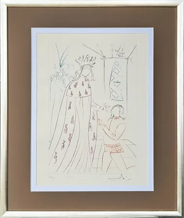 Punta Seca Dali - The Knighting of Lancelot