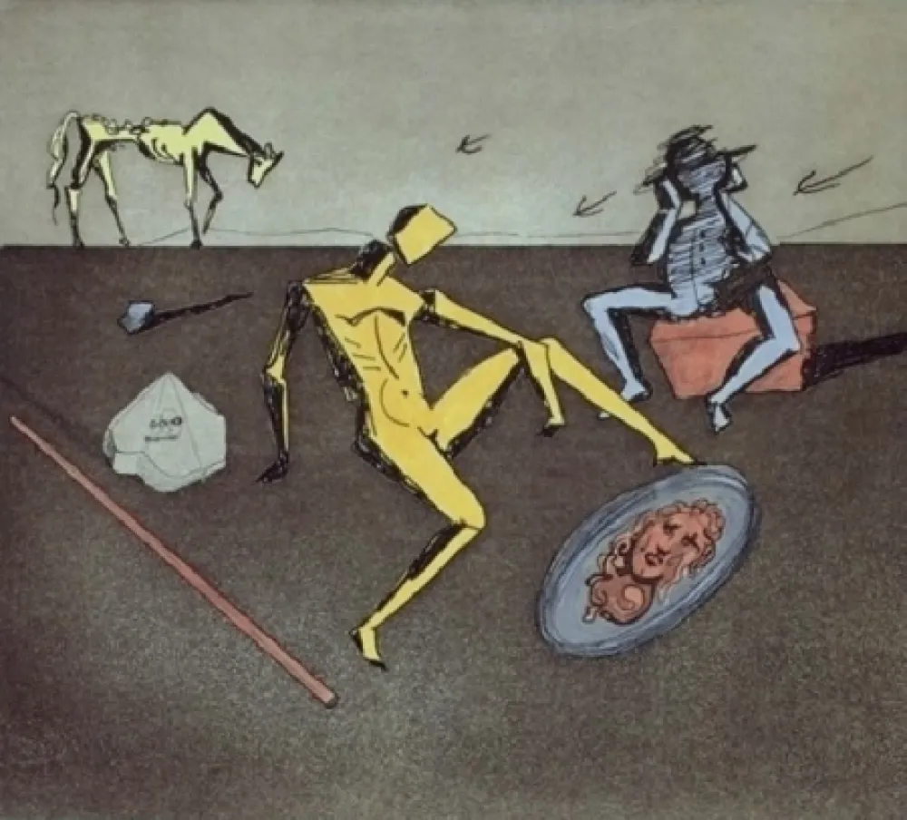 Aguafuerte Y Aguatinta Dali - The Mirror Of Chivalry