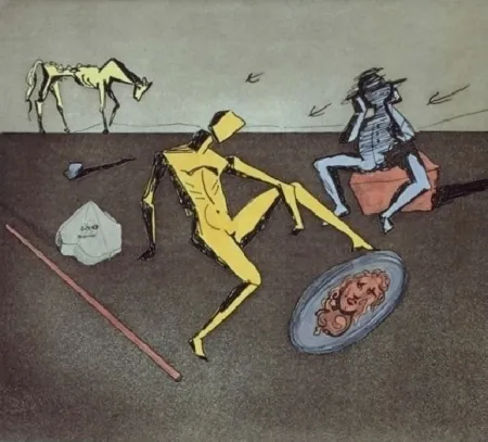 Aguafuerte Y Aguatinta Dali - The Mirror Of Chivalry