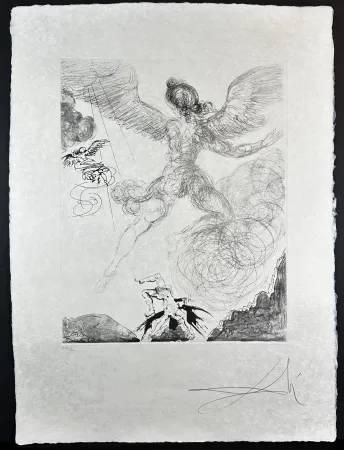 Grabado Dali - The Mythology Icarus