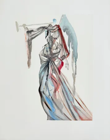 Grabado En Madera Dali - The Paradise, Canto 10 - The Angel of the Sun