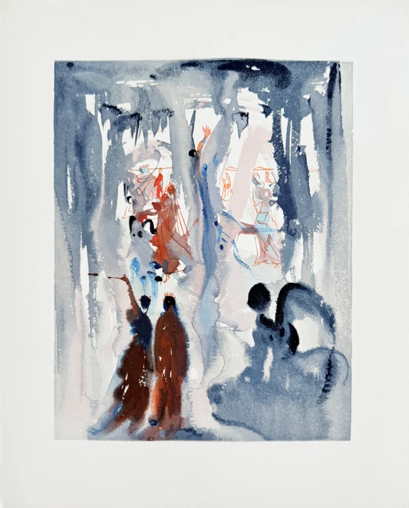 Grabado En Madera Dali - The Paradise, Canto 13 - Thus Was the Earth Created