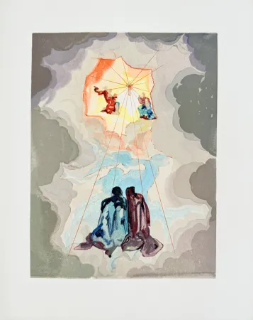 Grabado En Madera Dali - The Paradise, Canto 15 - Dante's Ecstasy