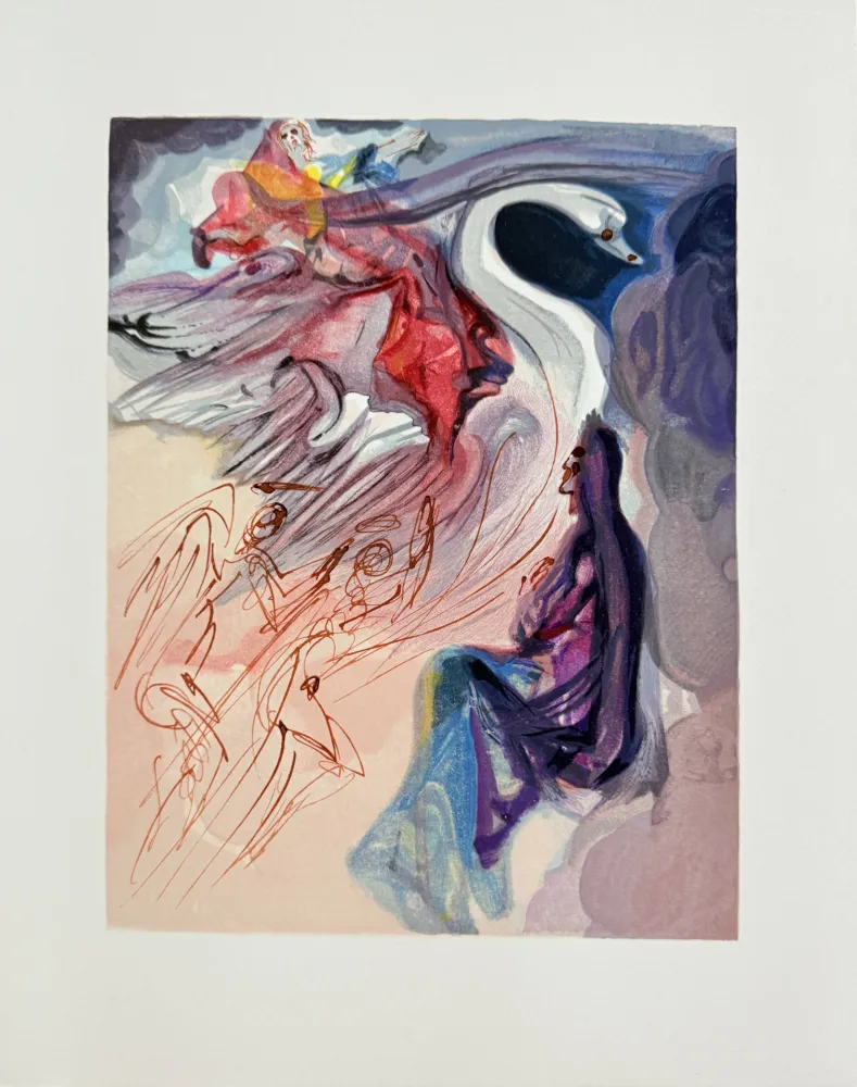 Grabado En Madera Dali - The Paradise, Canto 19 - The Language of the Bird