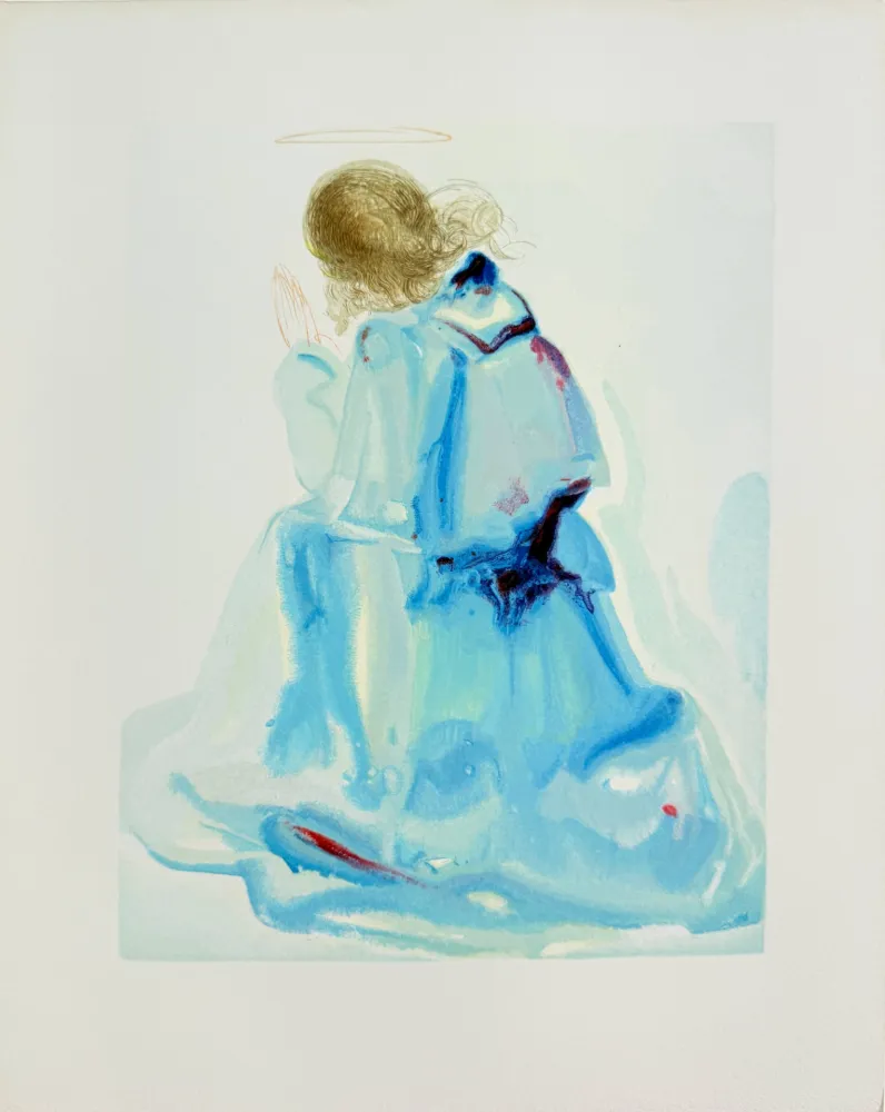 Grabado En Madera Dali - The Paradise, Canto 2 - The Angel