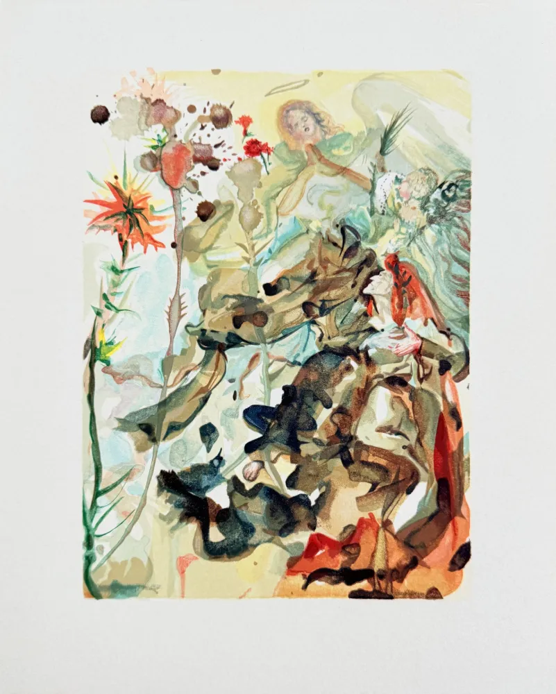 Grabado En Madera Dali - The Paradise, Canto 25 - St. James of Hope