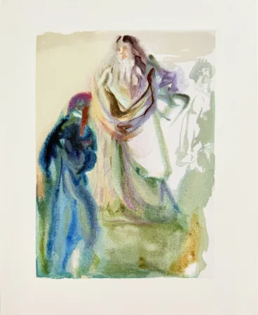 Grabado En Madera Dali - The Paradise, Canto 28 - The Movement Toward God