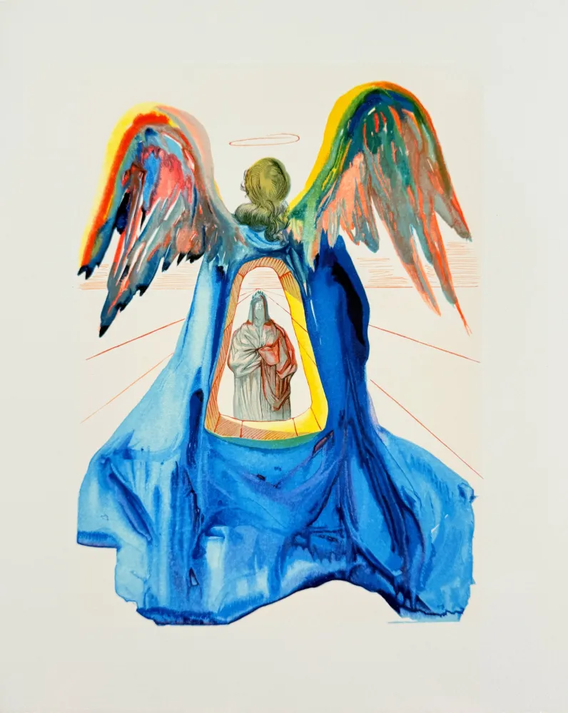 Grabado En Madera Dali - The Purgatory, Canto 33 - Dante Purified