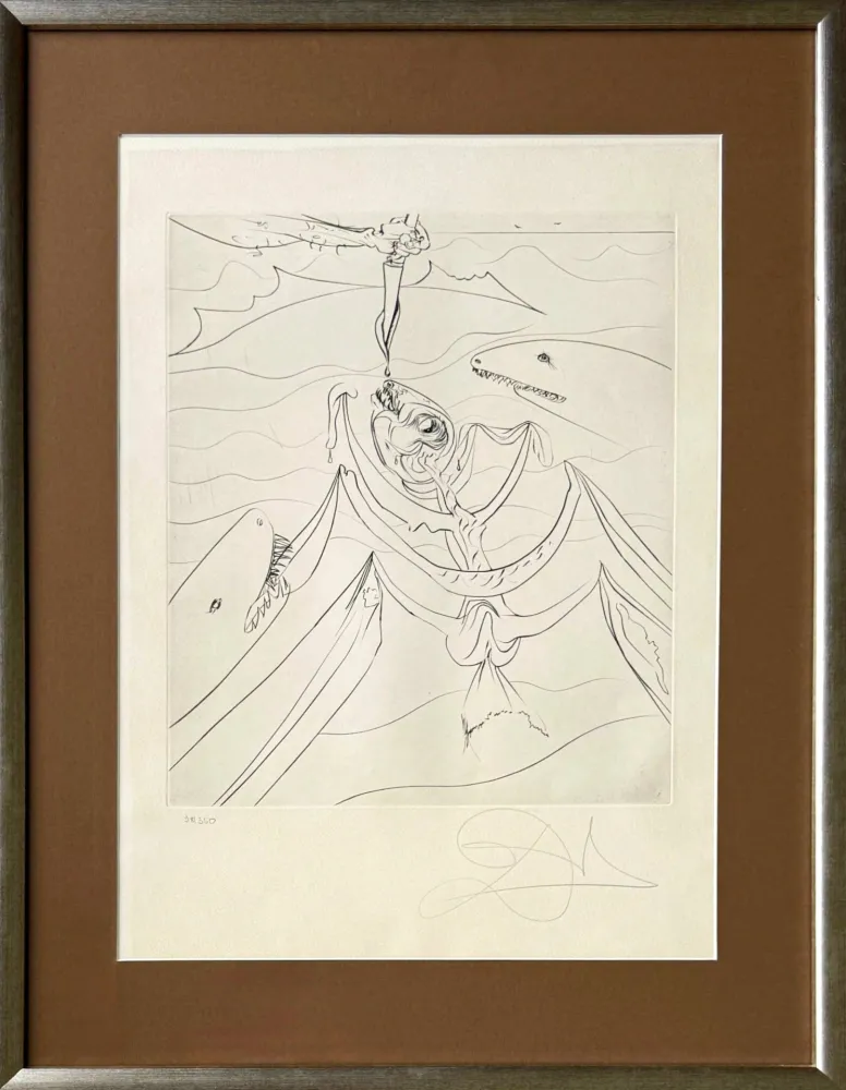 Aguafuerte Dali - The Struggle