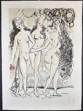 Litografía Dali - The Three Graces 