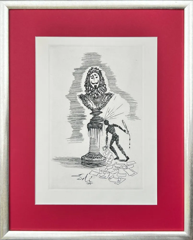 Aguafuerte Dali - The Writer's Whim