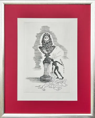 Aguafuerte Dali - The Writer's Whim