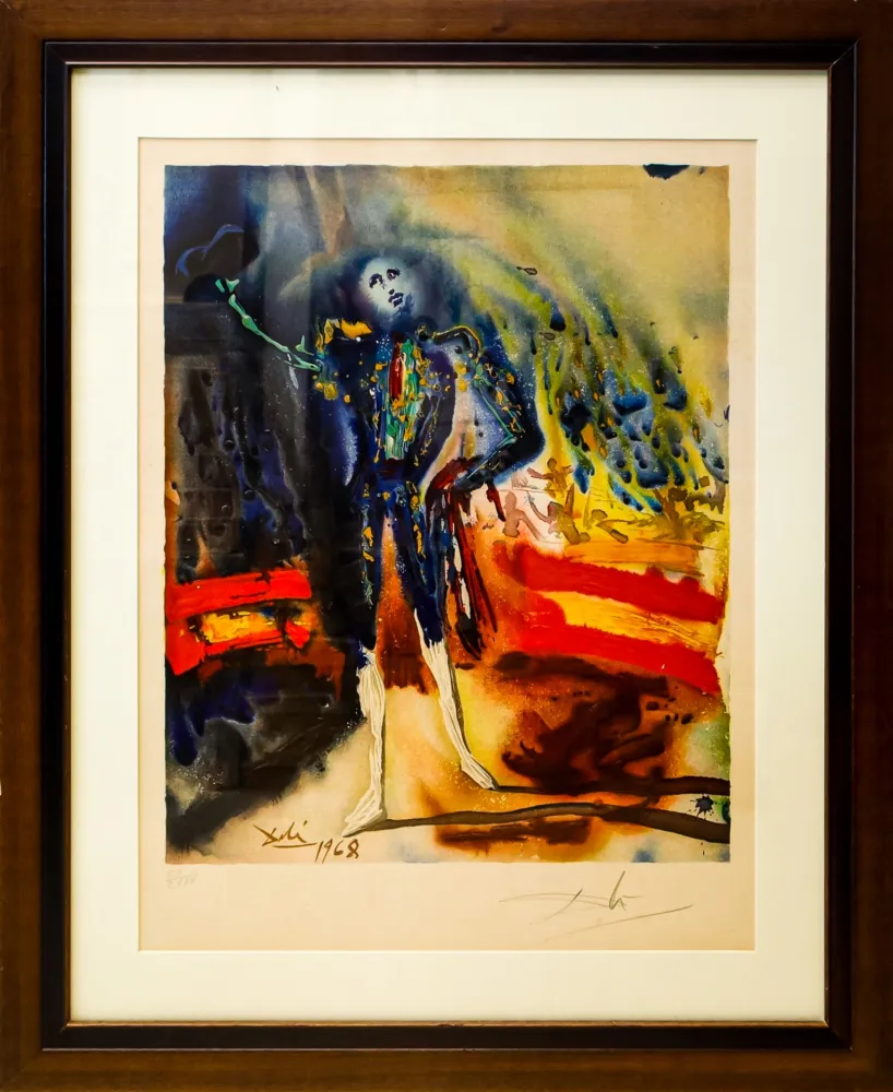Litografía Dali - Tribute to Escamillo