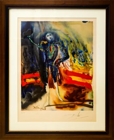 Litografía Dali - Tribute to Escamillo