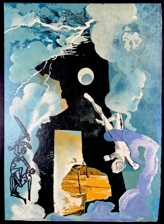 Litografía Dali - Trilogy of Love The Eternity of Love (The Tower)