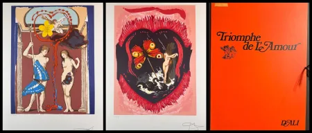 Litografía Dali - Triumph of Love Suite with Original Portfolio Case