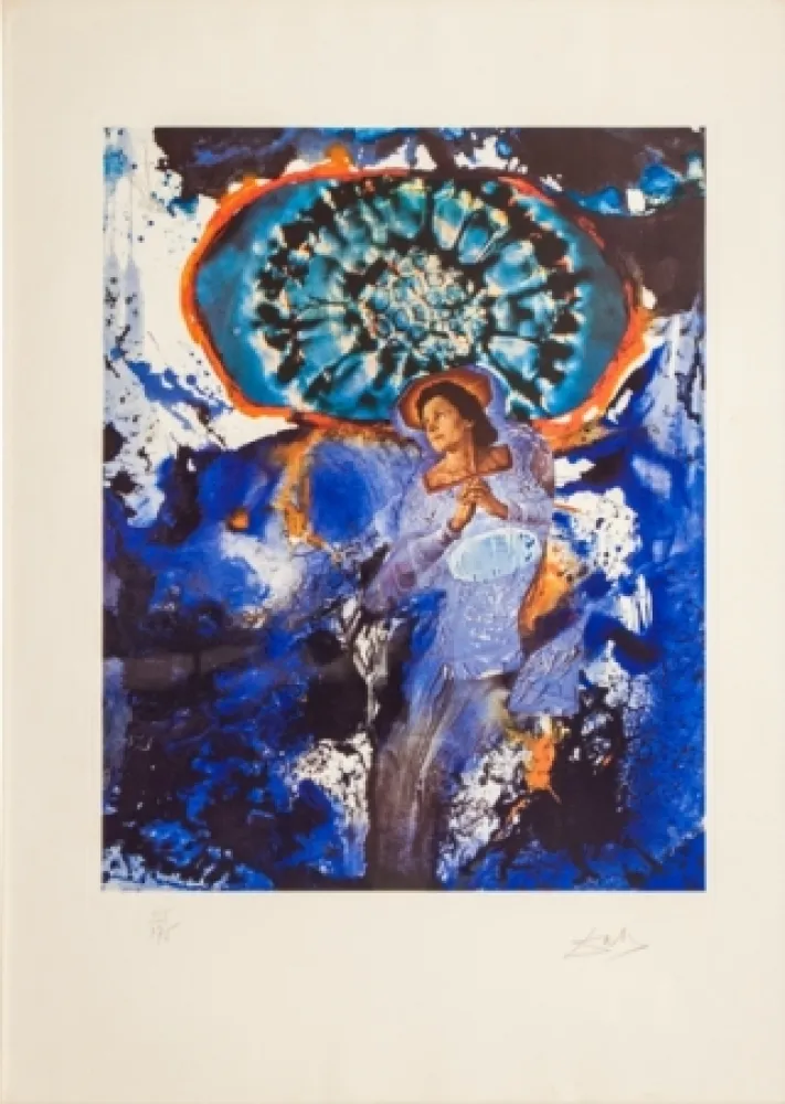 Litografía Dali -  Ultra - Surrealistic Corpuscular Galutska