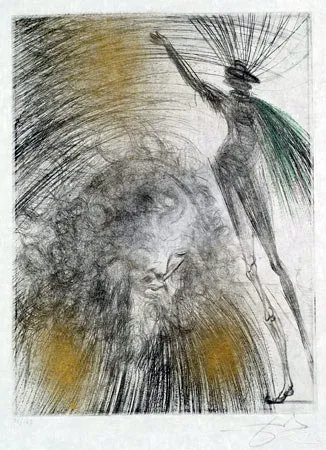 Grabado Dali - Vieux Faust (Old Faust)