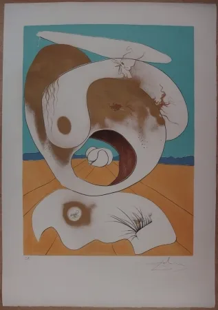 Aguafuerte Dali - Vision planétaire