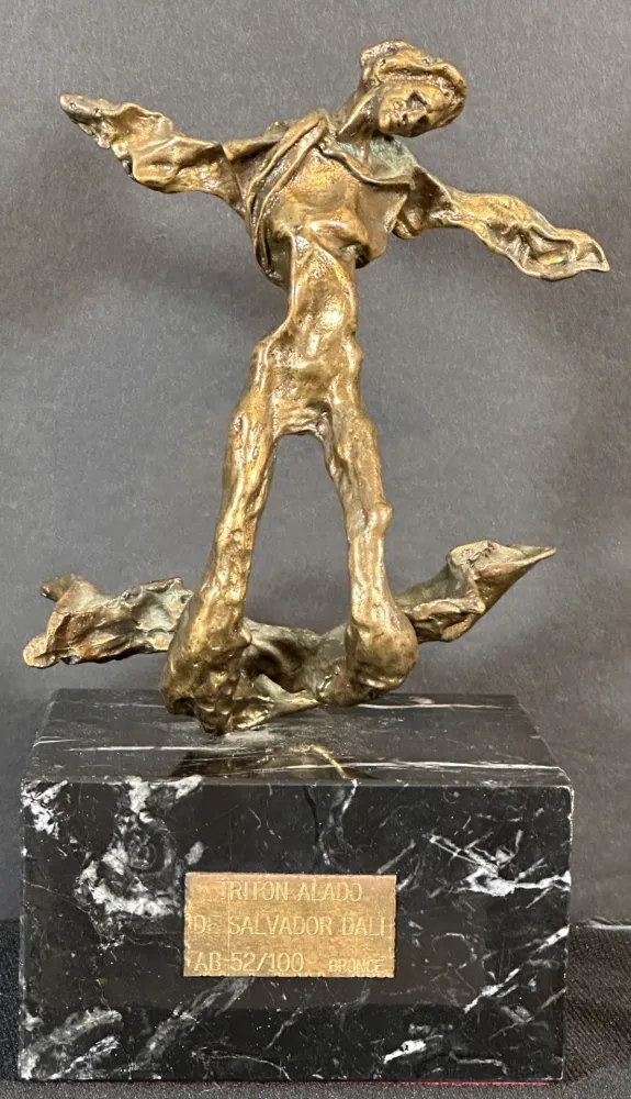 Múltiple Dali - Winged Triton (Triton Alado) Bronze Sculpture