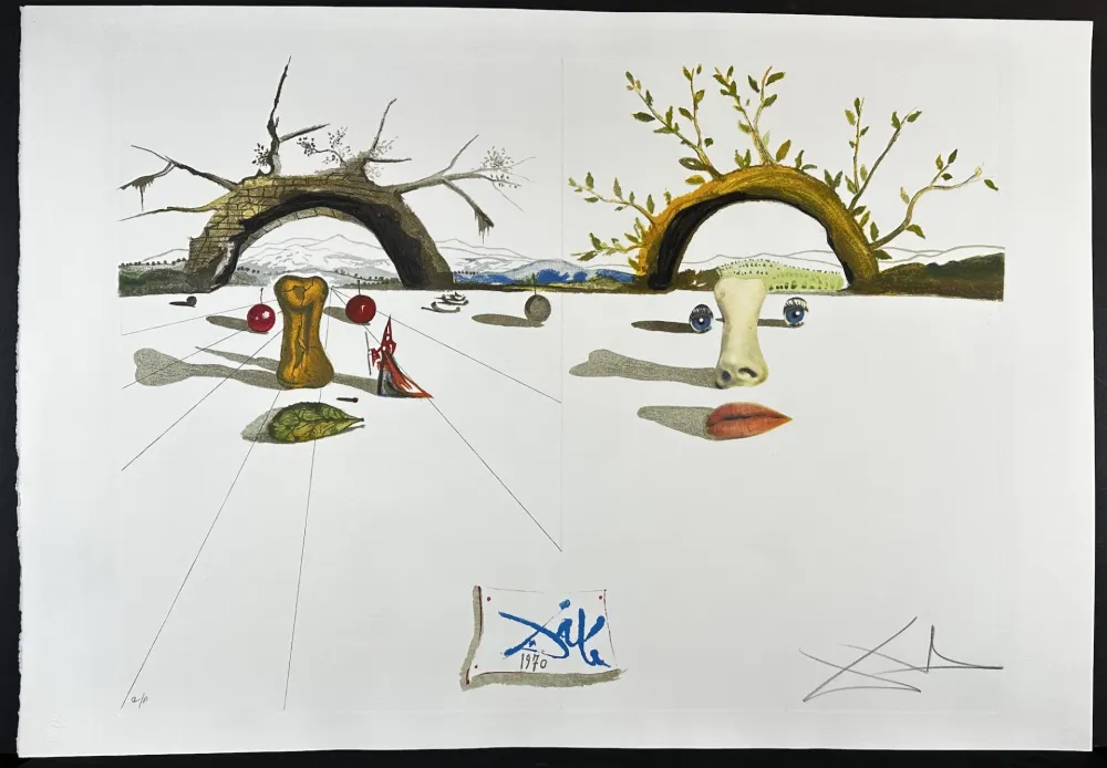Grabado Dali - Winter & Summer