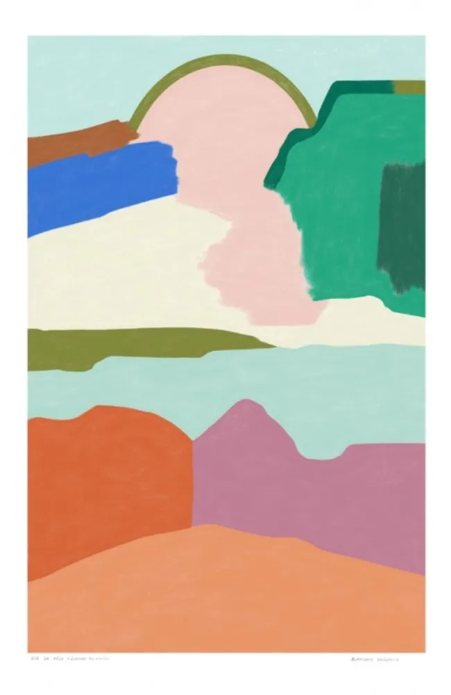 Estampa Numérica Daramir - LE RÊVE S'ÉVAPORE AU MATIN