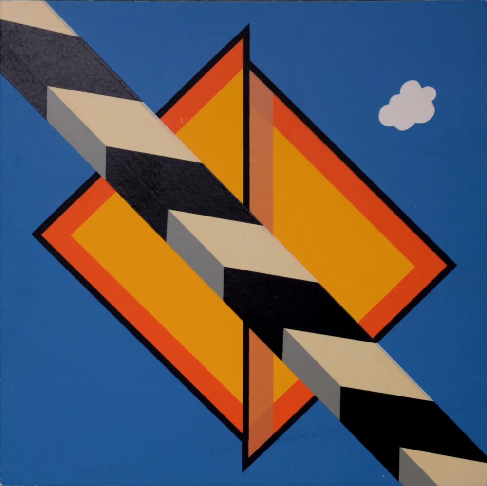 Serigrafía D'arcangelo - Composition, 1969
