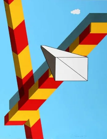 Serigrafía D'arcangelo - Landscape