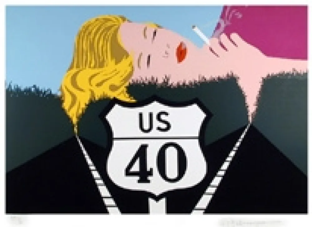 Serigrafía D'arcangelo - Smoke Dreams