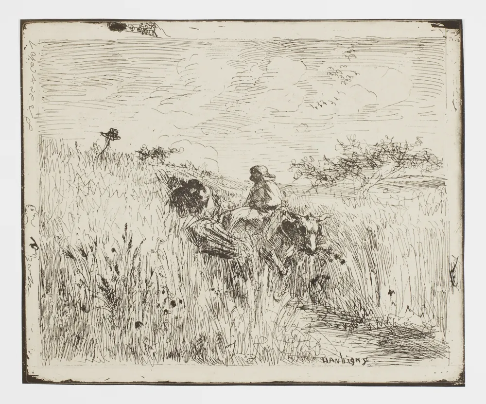 Sin Técnico Daubigny - Sentier dans les Blés (The Path in the Wheatfield)