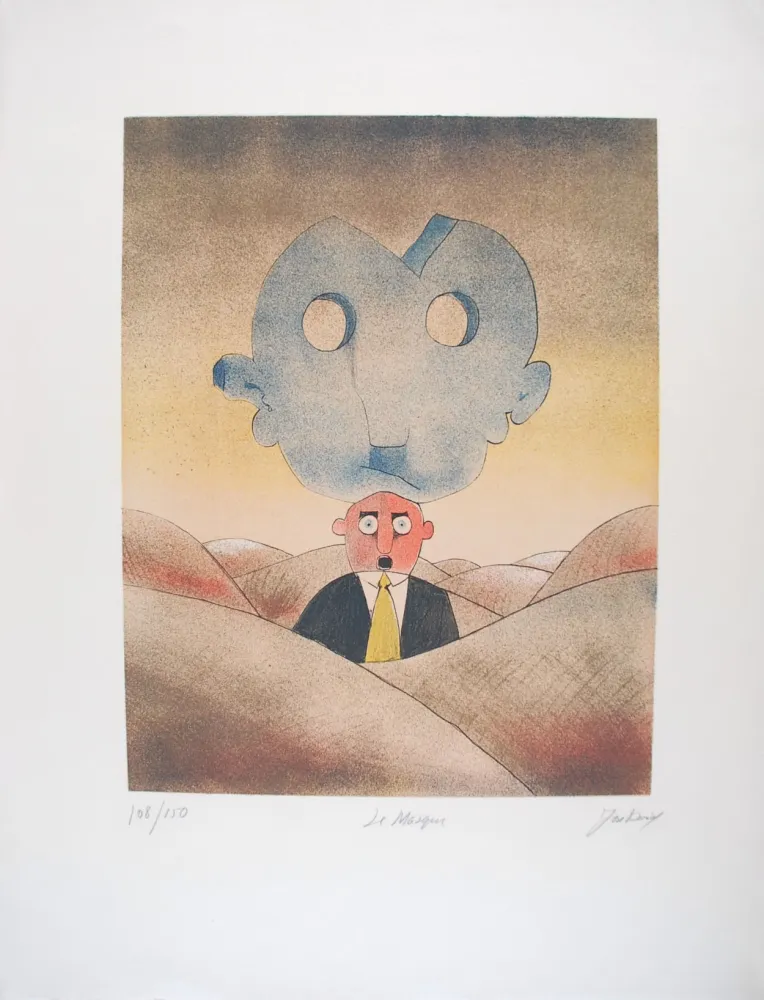 Litografía David - Le Masque