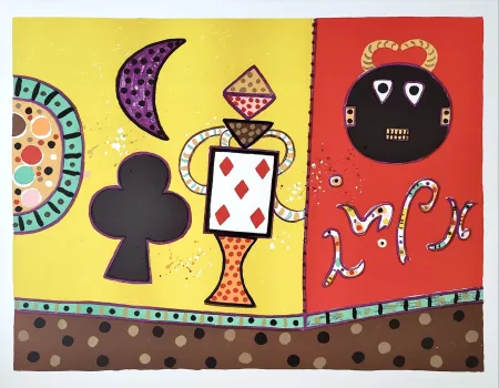 Litografía Davie - Guli Wall