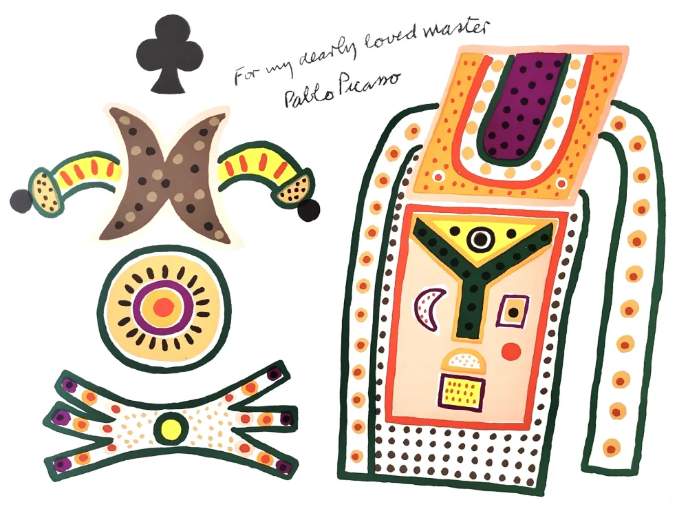 Litografía Davie - Hommage a Picasso.