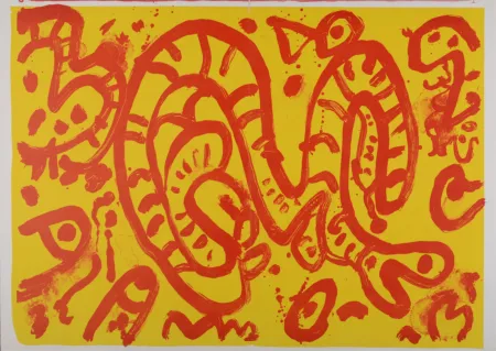 Litografía Davie - One Cent Life, 1964