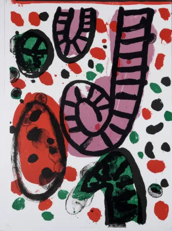 Litografía Davie - One Cent Life, 1964