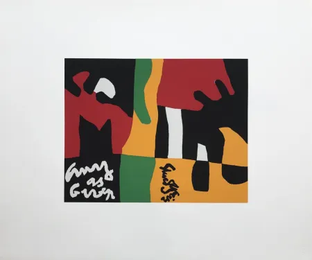 Serigrafía Davis - Untitled from Ten Works by Ten Painters Portfolio