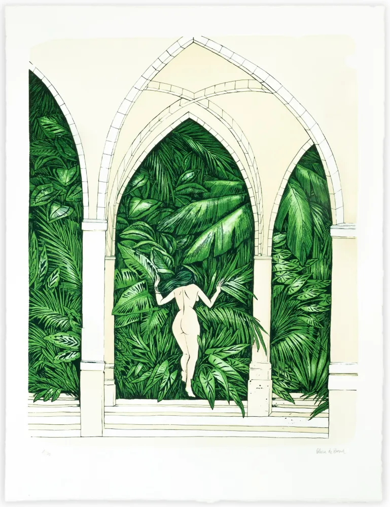 Litografía De Bona - Le Sacré