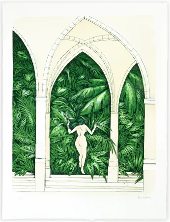 Litografía De Bona - Le Sacré