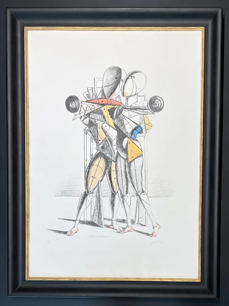 Litografía De Chirico - Giorgio de Chirico (1888–1978) - Coloured lithograph on paper - 1970