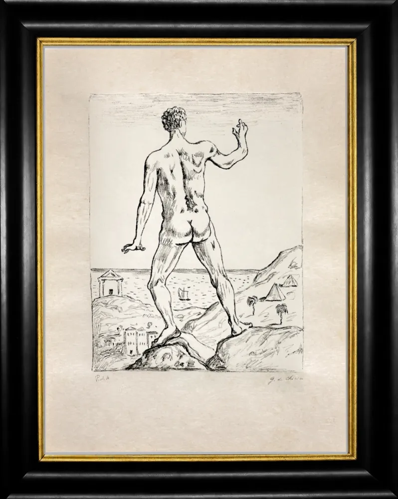 Litografía De Chirico - Hercole