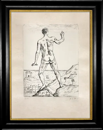 Litografía De Chirico - Hercole