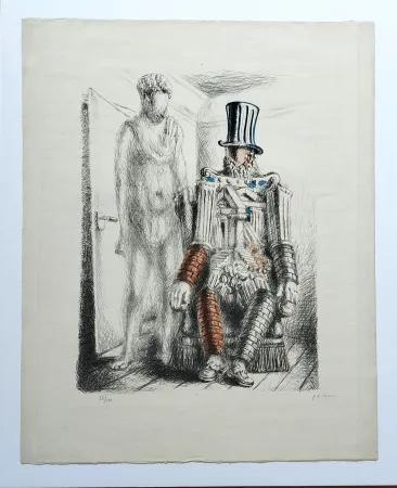 Litografía De Chirico - Il ritorno del figliol prodigo