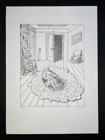 Litografía De Chirico - Il ritorno di Ulisse