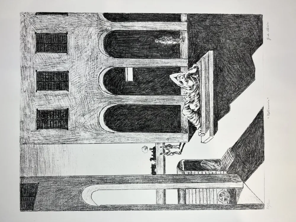 Litografía De Chirico - Malinconia