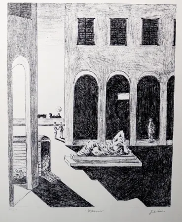 Litografía De Chirico - Malinconia