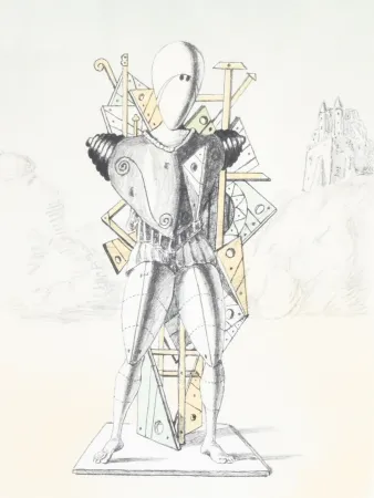Litografía De Chirico - Trovatore